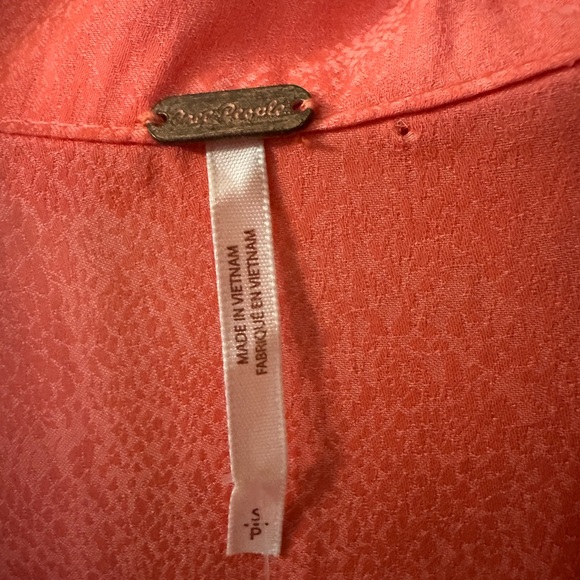 Free People NWT Simone Dress Polyester in Color Lipgloss - Picture 5 of 9